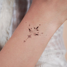 Load image into Gallery viewer, Collar & Wrist Ornamental Tattoos - Set of 5 (Black / Red / Blue)