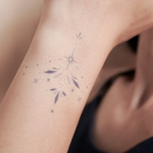 Load image into Gallery viewer, Collar & Wrist Ornamental Tattoos - Set of 5 (Black / Red / Blue)