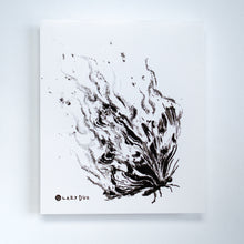 Load image into Gallery viewer, Butterfly On Fire Tattoo (Black)