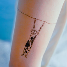 Load image into Gallery viewer, Black & White Cat Combo Tattoo ManE Ink HK Tattooist LAZY DUO Comic Style Playful Black Cat White Cat Tattoo Stickers 美漫風格黑貓紋身白貓玩耍合體技浪浪不哭喵咪寵物刺青香港紋身貼紙Kitten Tattoo Ideas Neko Tattoo Meow Animal Pet Tattoos HK Temporary Tattoo Sticker Water Color Tattoo LAZY DUO Tattoo Shop Hong Kong HK 紋身師設計印刷訂做客製 Custom Temporary Tattoo Event Printing Tattooist artist HK tattoo shop MANE INK Tattooer Tattoo Artist Taiwan fine line ornament tattoo 台灣製 刺青師紋身師