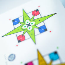 Load image into Gallery viewer, Lime & Lemon Star Tile Tattoo - LAZY DUO TATTOO