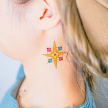 Load image into Gallery viewer, Lime & Lemon Star Tile Tattoo - LAZY DUO TATTOO