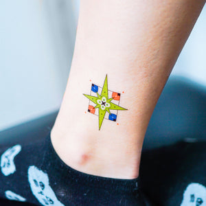 Lime & Lemon Star Tile Tattoo - LAZY DUO TATTOO
