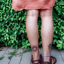 Load image into Gallery viewer, Sun Moon Star Tattoo - LAZY DUO TATTOO