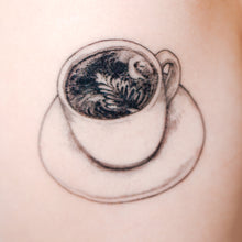 Load image into Gallery viewer, Coffee Therapy Tattoo - LAZY DUO TATTOO