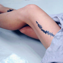 Load image into Gallery viewer, Flower Stripe Tattoo - LAZY DUO TATTOO