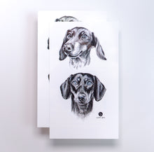 Load image into Gallery viewer, Temporary dog stickers, Dachshund lover tattoo, Dog mom temporary tattoo, Dog owner sticker, Adorable dachshund tattoos, Pet-themed temporary tattoos, Dachshund silhouette tattoo, Pet lover sticker, Temporary pet tattoos, Dachshund paw print tattoo,LAZY DUO Temporary Tattoo Sticker since 2015. Hong Kong Tattoo Shop,