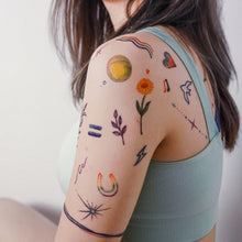 Load image into Gallery viewer, Colorful & Playful Mini Tattoos - LAZY DUO TATTOO