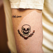 Load image into Gallery viewer, New School Angel & Devil Skull Tattoo Set - LAZY DUO TATTOO