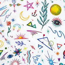 Load image into Gallery viewer, Colorful & Playful Mini Tattoos - LAZY DUO TATTOO