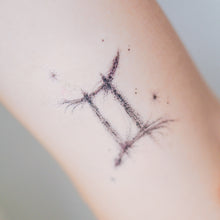 Load image into Gallery viewer, ZODIAC TATTOO・GEMINI - LAZY DUO TATTOO