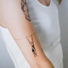 Load image into Gallery viewer, Black & White Cat Combo Tattoo ManE Ink HK Tattooist LAZY DUO Comic Style Playful Black Cat White Cat Tattoo Stickers 美漫風格黑貓紋身白貓玩耍合體技浪浪不哭喵咪寵物刺青香港紋身貼紙Kitten Tattoo Ideas Neko Tattoo Meow Animal Pet Tattoos HK Temporary Tattoo Sticker Water Color Tattoo LAZY DUO Tattoo Shop Hong Kong HK 紋身師設計印刷訂做客製 Custom Temporary Tattoo Event Printing Tattooist artist HK tattoo shop MANE INK Tattooer Tattoo Artist Taiwan fine line ornament tattoo 台灣製 刺青師紋身師