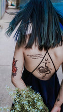 Load image into Gallery viewer, Dreamer Quote・Book & Love Tattoo - LAZY DUO TATTOO