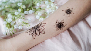 J16・Flower Dream Tattoos Set - LAZY DUO TATTOO