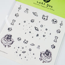 Load image into Gallery viewer, 香港原創手繪刺青紋身貼紙 LAZY DUO HK Premium Temporary Tattoo Stickers Professional Printing Shop Hong Kong Customise Tattoo Custom Order Small Amount 自訂客製少量印刷大量批發特快專業優質彩色金屬色廣告宣傳禮品 Gift Promotion Advertising Event 安全防水防敏無痛紋身師紋身店 High Quality Tattoo Service Safe Non-Toxic Ink Long Lasting Waterproof Look Real Realistic Artistic Tat
