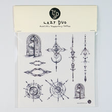 Load image into Gallery viewer, 香港原創手繪刺青紋身貼紙 LAZY DUO HK Premium Temporary Tattoo Stickers Professional Printing Shop Hong Kong Customise Tattoo Custom Order Small Amount 自訂客製少量印刷大量批發特快專業優質彩色金屬色廣告宣傳禮品 Gift Promotion Advertising Event 安全防水防敏無痛紋身師紋身店 High Quality Tattoo Service Safe Non-Toxic Ink Long Lasting Waterproof Look Real Realistic Artistic Tat