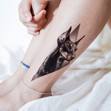Load image into Gallery viewer, Doberman Pinscher Dog Tattoo - LAZY DUO TATTOO