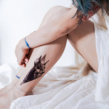 Load image into Gallery viewer, Doberman Pinscher Dog Tattoo - LAZY DUO TATTOO