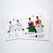 Load image into Gallery viewer, 香港原創紋身貼紙品牌 安全無毒 防水防敏 持久像真 抽象藝術-芙烈達·卡蘿刺青紋身貼紙香港 Frida Smoking a Cigarette Magic Surreal Abstract The Two Frida Kahlo Fine Art LAZY DUO TATTOO HK Surrealism Abstract Magic Surreal Fridas Tattoos Sticker in Joan Miro Style by LAZY DUO. Realistic, long lasting and non-toxic temporary tattoo HK