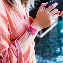 Load image into Gallery viewer, Watercolor Flower & Tree Tattoos - LAZY DUO TATTOO