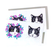 Load image into Gallery viewer, LAZY DUO Comic Style Playful Black Cat White Cat Tattoo Stickers 黑貓紋身白貓玩耍合體技浪浪不哭喵咪寵物刺青香港紋身貼紙Kitten Tattoo Ideas Neko Tattoo Meow Animal Pet Tattoos HK Temporary Tattoo Sticker Water Color Tattoo LAZY DUO Tattoo Shop Hong Kong HK 紋身師設計印刷訂做客製 Custom Temporary Tattoo Event Printing Tattooist artist HK tattoo shop MANE INK Tattooer Tattoo Artist Taiwan fine line ornament tattoo 台灣製 刺青師紋身師