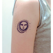 Load image into Gallery viewer, Sun & Moon Tattoo - LAZY DUO TATTOO