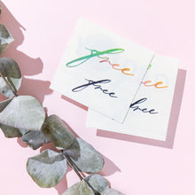 Load image into Gallery viewer, Watercolor Lettering Tattoo・ Free - LAZY DUO TATTOO