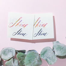 Load image into Gallery viewer, Watercolor Lettering Tattoo・Shine - LAZY DUO TATTOO