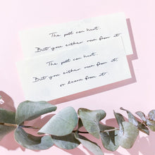 Load image into Gallery viewer, Encourage Quote・Learner Tattoo - LAZY DUO TATTOO