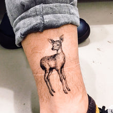 Load image into Gallery viewer, J01・Moon Deer Tattoos Set - LAZY DUO TATTOO
