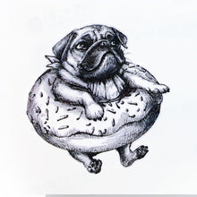 Load image into Gallery viewer, J05・Crayon Doodle Drawing Tattoo Stickers Pack (Black & Color)