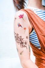 Load image into Gallery viewer, J18・Birdy Garden Tattoos Set - LAZY DUO TATTOO
