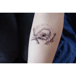 Death & Rebirth Bird Skull Tattoo - LAZY DUO TATTOO