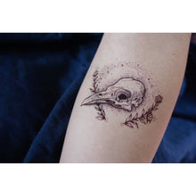 Load image into Gallery viewer, Death & Rebirth Bird Skull Tattoo - LAZY DUO TATTOO