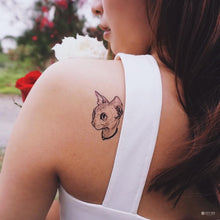 Load image into Gallery viewer, Watercolor Sphynx Cat Tattoos - LAZY DUO TATTOO