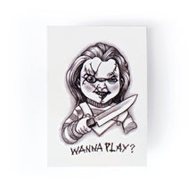 Load image into Gallery viewer, Chucky Pumpkin Tattoo - LAZY DUO TATTOO