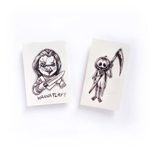 Load image into Gallery viewer, Chucky Pumpkin Tattoo - LAZY DUO TATTOO