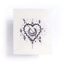 Load image into Gallery viewer, Stars Heart & Moon Tattoo - LAZY DUO TATTOO