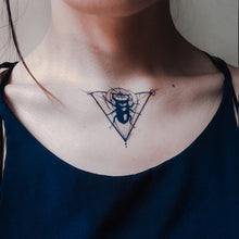 Load image into Gallery viewer, Moon Beetle Tattoo - LAZY DUO TATTOO