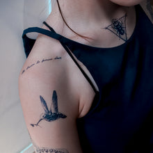 Load image into Gallery viewer, Butterfly & Hummingbird Combo - LAZY DUO TATTOO