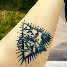 Load image into Gallery viewer, Mystery Alchemist Eye Triangle Tattoo - LAZY DUO TATTOO