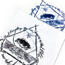 Load image into Gallery viewer, Alchemist Eye Triangle Tattoo - LAZY DUO TATTOO