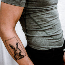 Load image into Gallery viewer, Afternoon Tea Rabbit Tattoo - LAZY DUO TATTOO