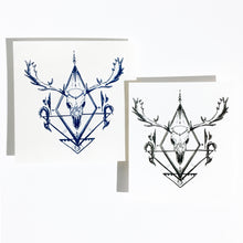 Load image into Gallery viewer, Gothic Deer Skull Tattoo - LAZY DUO TATTOO