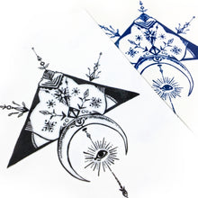 Load image into Gallery viewer, Tribal Arrow Moon Mystery Eye Tattoo - LAZY DUO TATTOO