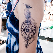Load image into Gallery viewer, Bohemian Zodiac Compass Tattoo - LAZY DUO TATTOO