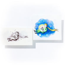 Load image into Gallery viewer, Le Petit Prince & Rose Tattoo - LAZY DUO TATTOO