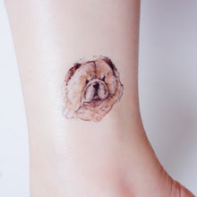 Load image into Gallery viewer, Puppies Love · Golden Retriever, Chow Chow, Corgi Dog Tattoos - LAZY DUO TATTOO
