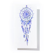 Load image into Gallery viewer, Pastel Purple Dreamcatcher Tattoo - LAZY DUO TATTOO