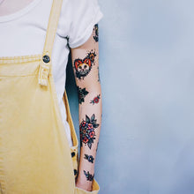 Load image into Gallery viewer, Old School Skull & Rose Tattoo - LAZY DUO TATTOO